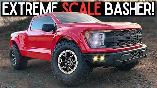 MOST EXTREME SCALE RC BASHER EVER? - NEW Traxxas Ford Raptor R!