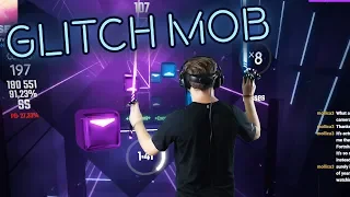 Beat Saber | Seven Nation Army (Glitch Mob) (Expert+) | Mixed Reality LIV