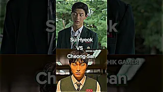 Su-Hyeok vs Cheong-San who is strongest (all of us are dead) #shorts #viral #allofusaredead #kdrama