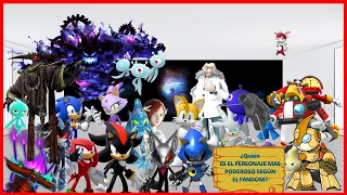 ¿Quién es el personaje mas poderoso de Sonic según el fandom?