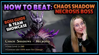 How to Beat Fire Weak 🔥 Necrosis Chaos Shadow ☠️ Chief Challenge Boss ⚔ Dragonheir: Silent Gods