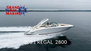 Grand Bay Marine Walk Through Featuring the 2021 Regal 2800