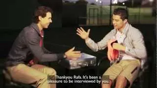 Rafa Nadal meets Cristiano Ronaldo