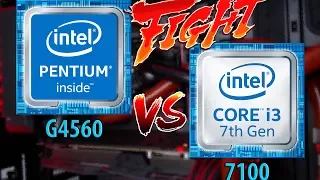 Pentium G4560 vs Core i3 7100 ║GTX 980