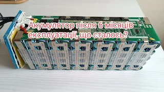 Ремонт акумулятора 48В 12,5А/г після 6 місяців експлуатації