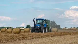 GWIZDEK w akcji! Prasowanie słomy 2021| McHale V660| New Holland T6070|Gr Kubaczyk|