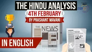 English 04 February 2018- The Hindu Editorial News Paper Analysis- [UPSC/SSC/IBPS] Current affairs