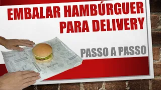 ? HOW TO PACK HAMBURGER FOR DELIVERY step by step ?