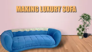 How to make luxury sofa, #diy modern furniture