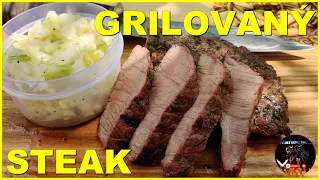 Grilovaný steak - vyzrálý v bylinkách