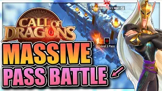 First pass battle [whale server] Call of Dragons