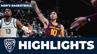 Arizona State vs. Oregon | Game Highlights | Men's College Basketball | 2022-23 Season