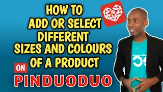 ORDER DIFFERENT SIZES | COLOURS | SPECIFICATIONS | ADD TO CART | ON PINDUODUO 拼多多