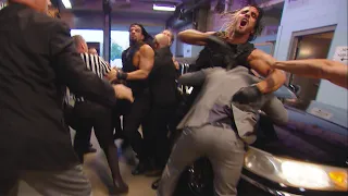 The Shield and Evolution parking lot brawl: Raw, May 12, 2014