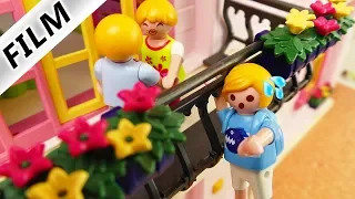 Playmobil Film Deutsch MAMAS 1. FESTER FREUND IN DER JUGEND! PAPA KLETTERT AUF BALKON! Familie Vogel