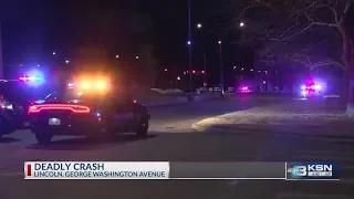 Shots fired at car that crashed in Wichita, 2 killed, 1 injured