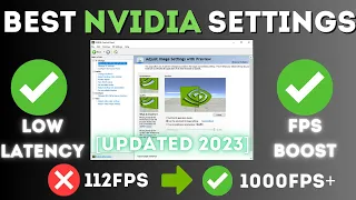 BEST NVIDIA Settings That Will Increase FPS and Reduce Input Delay (UPDATED 2023)