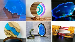 6 Most Amazing Epoxy Resin Night Lamps - Resin Art - DIY