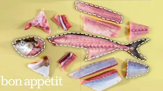 How a Japanese Chef Turns a Whole Fish Into 6 Dishes | Handcrafted | Bon Appétit