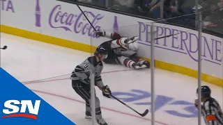 Lawson Crouse Leaves Game After Falling And Smashing Hard Into Boards