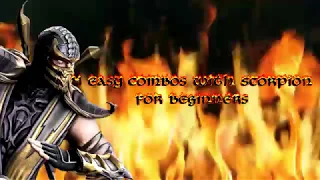 Mortal Kombat 9: 4 easy combo with Scorpion for beginners