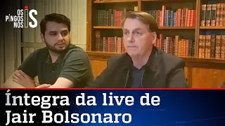Confira na íntegra a live do presidente Jair Bolsonaro de 11/06/20