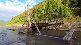 Three Fishwheels of the Rampart Rapids, Yukon River, Alaska 2018 - Stan Zuray