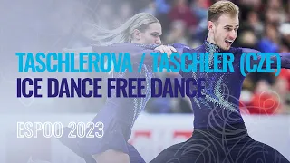 TASCHLEROVA / TASCHLER (CZE) | Ice Dance Free Dance | Espoo 2023 | #EuroFigure