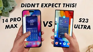 Samsung Galaxy S23 Ultra (One UI 5.1) vs iPhone 14 Pro Max (iOS 16.3) Animations Comparison!