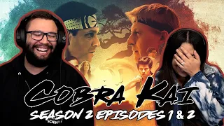 Cobra Kai Season 2 Ep 1 & Ep 2 First Time Watching! TV Reaction!!