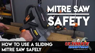 How to use a sliding mitre saw safely