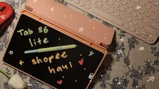 ☆ Samsung Tab S6 Lite + Accesories shopee haul ☆