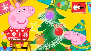 Peppa Pig Français 🎄 Peppa décore l'arbre de Noël 🎄 Dessin Animé