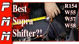 Supra Short Shifter Install! R154 W55 W57 W58 IS300 Cube Shifter