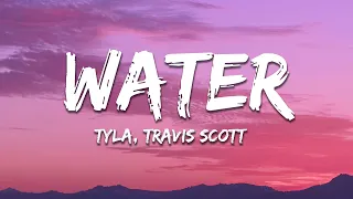 Tyla - Water (Remix) ft. Travis Scott (Lyrics)