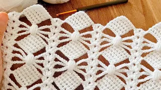 The MOST BEAUTIFUL and UNIQUE Crochet Pattern You've Ever Seen! 😍 EASY Crochet for Blanket