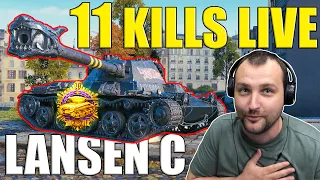 Can You Believe It? 11 Kills with 'Lansen C' Live! | World of Tanks