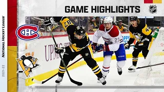 Canadiens @ Penguins 12/14/21 | NHL Highlights