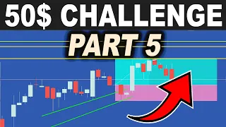 Another 20% Profit with Stock Market in 50$ Challenge Part 5 - Forex Day Trading