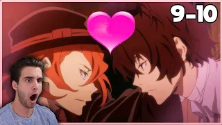 I FINALLY Meet Chuuya | Bungo Stray Dogs Episode 9 and 10 Blind Reaction