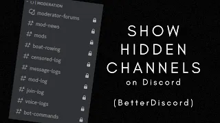 How to see Hidden Channels on Discord in 2023