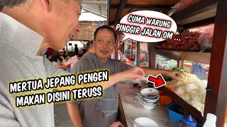 MERTUA GAK MAU PULANG KE JEPANG ABIS NYOBAIN MASAKAN INDONESIA DI WARUNG PINGGIR JALAN