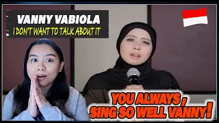 Vanny Vabiola - I Don't Want To Talk About It  (cover) | 😇 MJ REACTION