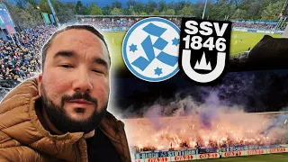 PYRO & STARKE FANS AUF DER WALDAU 🔥 SV Stuttgarter Kickers vs SSV Ulm | WFV-Pokal Stadionvlog ⚽️🏟🏆
