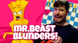 How Mr Beast Blundered his Queen in $20,000 Chess Game with Ludwig