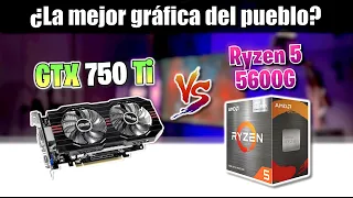 ✅ Ryzen 5 5600G vs GTX 750 Ti ✅ TEST en 20 JUEGOS 🔴 ¿Cuál es Mejor? 🔴