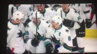 San Jose Sharks Overtime Game Winner - Melker Karlsson - Edmonton Oilers - 4/12/17 - NHL Playoffs