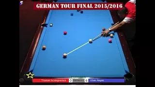 Magician Efren Reyes VS. Thomas Schlegemilch | German Tour Final 2015_2016