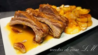 COSTILLAS A LA CERVEZA RECETA FÁCIL