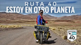 😮PAISAJES INCREÍBLES DE LA RUTA 40🤯 Mi nuevo RECORD, 4420 metros de altura en BICICLETA
